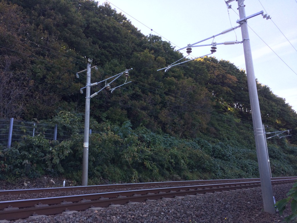 礼文塚　線路