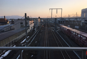 木古内駅　外